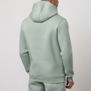 Ensemble de survêtement décontracté 2 pièces pour homme : sweat à capuche et pantalon de jogging en coton respirant pour l'entraînement et le sport - Product Image 2