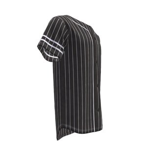 เสื้อเจอร์ซีย์เบสบอลแฟชั่นปรับแต่งได้ออกแบบได้ตามต้องการเครื่องแบบทีมเบสบอล jarsey ลายทางที่กำหนดเอง - Product Image 4