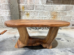 Mesa de Centro Moderna Luxali de Madera Maciza para Sala de Estar, Hecha a Mano, Ecológica, Duradera, Decorativa, con Diseño Único, Venta al Por Mayor - Product Image 6