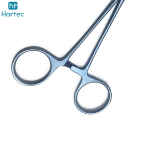 Pince de pêche en acier inoxydable bleu titane avec étrier hémostatique, à mâchoires droites, pour retirer les hameçons, équipement de pêche en plein air - Product Image 6