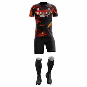 Uniformes de Fútbol Sublimados al por Mayor, Personalizables, Transpirables, de Manga Corta y Tallas Grandes - Product Image 3