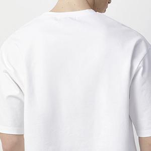 T-shirts personnalisés en coton 100% uni, coupe oversize, épaules tombantes, col rond, effet vieilli, vintage, délavés à l'acide pour hommes - Product Image 5