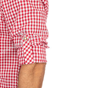 Chemises décontractées en coton anti-plis à manches longues pour hommes, style traditionnel bavarois pour l'Oktoberfest, service OEM été - Product Image 5