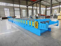 Bondeking 750 Tipo PLC Panel de cubierta de acero controlado Máquina formadora de rollos para industrias de materiales de construcción