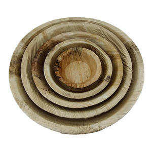 Platos de Hoja de Palma Areca de Alta Calidad, Duraderos, Desechables, Resistentes al Calor y al Agua, Robustos para Servir Alimentos - Product Image 4