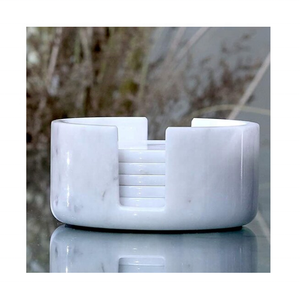 Nueva llegada de piedra de mármol de alta calidad Nuevo diseño Posavasos de tamaño personalizado a bajo precio - Product Image 2