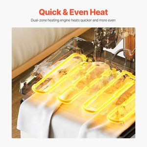 Presse à Chaud Multifonction 8-en-1 à Commande Numérique 15x15 po à Bras Articulé pour Impression et Transferts de T-shirts - Product Image 1