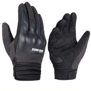 Urban Rider Motorbike <b>Gloves</b> Smart Conductive <b>Touchscreen</b> Leather Minimalist Sleek Design Strong Palm Grip Bike Riding <b>Gloves</b> - Product Image 1