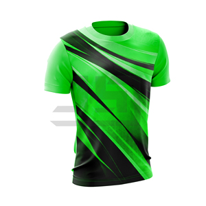 T-shirts imprimés Raphc pour hommes, col rond, coupe classique, en Spandex/Polyester, décontractés, avec logo frontal, tricotés, épais, à manches courtes, style Normcore - Product Image 3