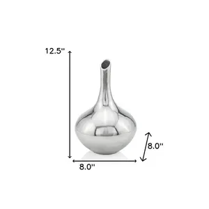 Florero de Metal de Diseño de Alta Gama, Florero de Metal Dorado Exclusivo para Interiores de Lujo, Zahid Exports - Product Image 2