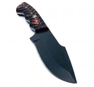 Handcrafted Black-Coated Tracker-<b>Profile</b> Craft <b>Tool</b> Carved Wood Handle Executive Display Piece - Product Image 2