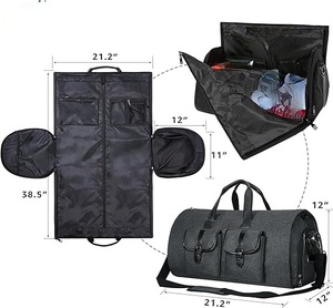 Unisex High Quality Customize Leather Duffle Bag Large Capacity <b>Shoe</b> Compartment With Customize Logo and Customize Storage Space - Product Image 3