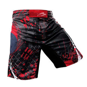 Pantalones Cortos de MMA para Hombre, Cómodos, Informales, para Entrenamiento, Estilo Único, Totalmente Personalizados, con Patrón Sólido, Transpirables - Product Image 2