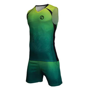 Nouveautés en matière de vêtements de sport, uniforme de volley-ball en tissu 100% polyester, meilleur prix pour uniforme de volley-ball - Product Image 2