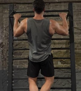 Débardeurs Sportifs à Col Rond Coupe Musclée avec Logo Personnalisé 100% Polyester Respirant Séchage Rapide Écologique pour Hommes - Product Image 2