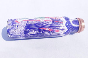 Botella de Agua Metálica de Cobre a Prueba de Fugas con Beneficios para la Salud para Deportes, Gimnasio, Recipiente Ayurvédico de Cobre - Product Image 3