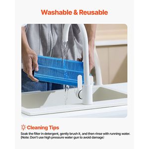 Precision <b>Mesh</b> <b>Screen</b> Air Purifier Filter Replacement Compatible with KJ420F-A35 Washable and Reusable Filter Accessories - Product Image 5