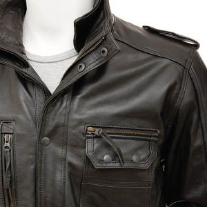 Chaquetas Personalizadas para Hombre 2026, Alta Calidad, 100% Cuero Genuino, Estilo Urbano, Varios Colores, Impermeables y Transpirables - Product Image 3