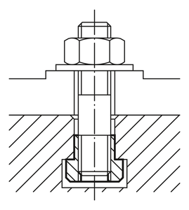 K0377 น็อตสำหรับ T-SLOT DIN508, M06, NB=8, L=13, QT STEEL 10 ชุบแข็ง (สีดำ) - Product Image 4