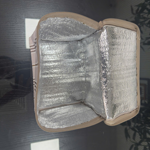 <b>Custom</b> <b>Insulated</b> Polyester Lunch Cooler Bag with Cuboid Design for Cold Storage and TPU Lining - Product Image 3