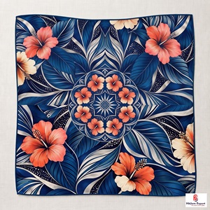 Soft Lightweight Custom Square <b>Scarf</b> Fashion Accessories Premium OEM ODM Manufacturer Hainan Custom Fabric Products - Product Image 4