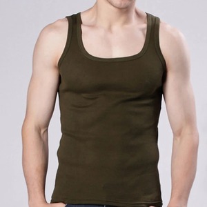 เสื้อกล้ามออกกำลังกายผู้ชายรุ่นใหม่ขายส่ง IM-00876 ระบายอากาศได้ดี คุณภาพสูง ผลิตจากผ้าฝ้าย 100% รับผลิตแบบ OEM - Product Image 2