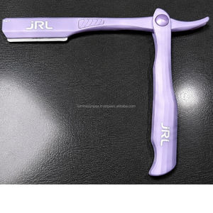 Tijeras de Acero Inoxidable Magnéticas Negras JRL de Lujo con Borde Recto y Punta Afilada para Uso Profesional en Peluquería - Product Image 5