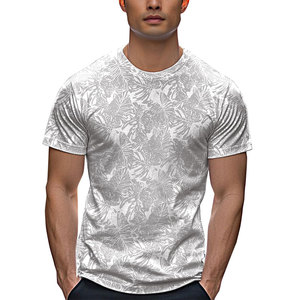 T-shirts d'été 100% coton pour adultes, manches courtes, col rond, prix bas - Product Image 1