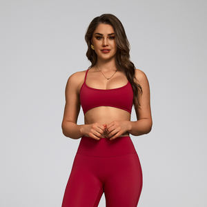 Ropa Deportiva para Mujer, Camiseta de Yoga sin Costuras de Color Sólido, Manga Larga, Top Corto para Entrenamiento, Secado Rápido, Transpirable, Conjuntos de Yoga - Product Image 4