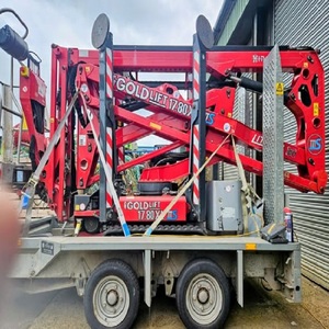 Plataforma Elevadora Hidráulica Usada, Tipo Cesta, 3 Toneladas, Remolcable, Telescópica y Articulada, en Venta - Product Image 4