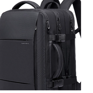 Mochila moderna con cremallera de piel sintética, duradera y multiusos para la escuela, viajes y trabajo - Product Image 2