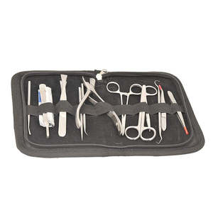 Kit Quirúrgico de 12 Piezas de Acero Inoxidable, Juego de Herramientas Manuales para Anatomía, Biología, Laboratorio y Experimentos, Bisturís y Mangos, SurgiRight CE - Product Image 1