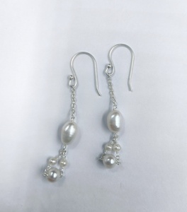 Freshwater <b>Pearl</b> Earrings Handmade Natural <b>Pearl</b> <b>Jewelry</b> Elegant Fashion Accessories for Women Wholesale - Product Image 6