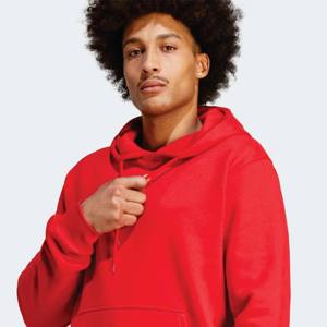 Sweat-shirt à capuche en polaire rouge premium pour homme, chaud et confortable, avec ourlet côtelé, idéal pour le camping, la randonnée et la mode décontractée - Product Image 4