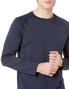Camiseta Deportiva de Manga Larga para Hombre, Ecológica, de Poliéster/Nailon de Secado Rápido, Color Verde Oscuro, Talla Adulto, Alta Calidad - Product Image 3
