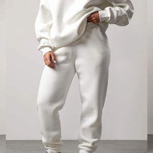 Women’s Oversized Fleece Sweatshirt <b>Jogger</b> <b>Set</b> 2 Piece Casual Tracksuit Lounge Wear Crewneck Pullover Sweatpants <b>Matching</b> <b>Set</b> Wh - Product Image 4