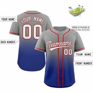 Maillot de baseball personnalisé avec boutons, séchage rapide, uniforme scolaire personnalisé, maillot de football, envoyé par Dress Sports - Product Image 6