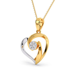 Pulsera de cadena con delicado motivo de corazón y detalles de diamantes - Product Image 3