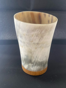 Buffalo Horn Beer <b>Mugs</b> Striped Vintage Design Reusable Adult Party Drinkware <b>Set</b> - Product Image 3