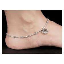 Nueva Llegada 2026 Tobillera con Dijes de Margaritas Plateadas - Joyería de Tobillera con Cuentas para Mujeres y Niñas, Ideal para Bodas y Fiestas - Product Image 2