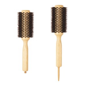 Meilleure vente de <span class=keywords><strong>brosse</strong></span> à cheveux professionnelle en bois pour femmes et hommes pour le lissage des poils de sanglier - Product Image 1
