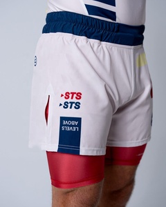 กางเกงชกมวย MMA แบบ 2-in-1 พิมพ์ลายดิจิตอลตามสั่ง พร้อมซับในรัดรูป น้ำหนักเบา ระบายอากาศได้ดี สำหรับผู้ชาย - Product Image 3