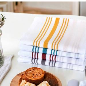 Nouveauté : Serviettes de cuisine en coton pur, design personnalisé, écologiques et colorées, exportateur indien - Product Image 1