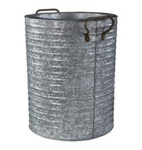Poubelle en métal texturé aspect cuivre, ensemble de poubelles métalliques tressées, corbeille à papier ronde en métal, seau de rangement pour hôtel et bureau - Product Image 5
