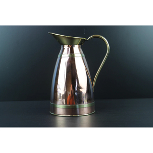 Carafe en cuivre de qualité supérieure pour le stockage de l'eau, finition artisanale, durable, couleur argentée, finition polie brillante, disponible à un prix compétitif - Product Image 5