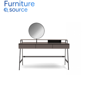 Vanité minimaliste de maquillage en mélamine MDF avec stockage modulaire écologique pour l'appartement et la chambre à coucher Fabricant OEM Vietnam - Product Image 2