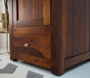 Armoire Moderne de Luxe en Bois Massif de Sheesham, Armoire en Bois Durable pour Salon, Armoire à 1 Porte en Bois Massif pour Chambre à Coucher - Product Image 5