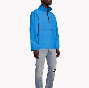 Veste coupe-vent imperméable de haute qualité, légère et respirante, grande taille, fermeture éclair, fabrication sur mesure - Product Image 3