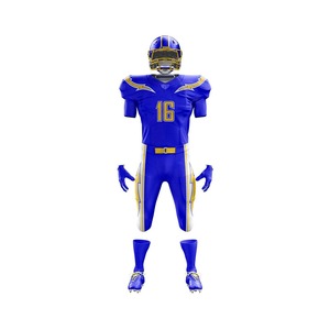 Tenues de football américain extensibles dans quatre directions, uniformes d'équipe de football américain, maillots de football américain par sublimation - Product Image 2