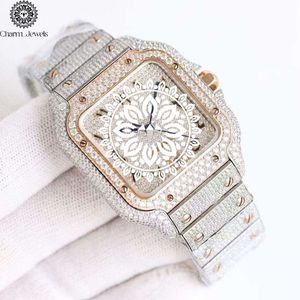 Charm_Jewels Luxury Stainless Steel Square Analog Quartz <b>Watch</b> With Sapphire Crystal 30mm Folding Clasp Women - Product Image 3